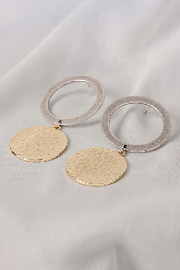 Coin Drop Earrings